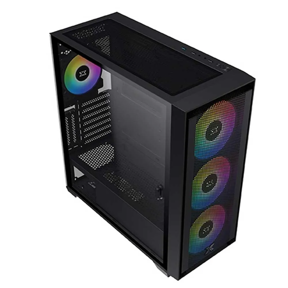 Xigmatek Anubis Pro Mesh ARGB Mid Tower Case   Power Supply Hydra 750W 80 Plus Bronze