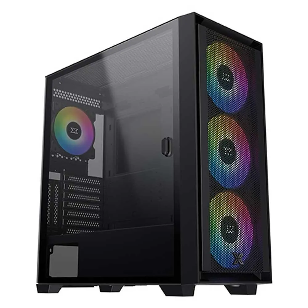 Xigmatek Anubis Pro Mesh ARGB Mid Tower Case   Power Supply Hydra 750W 80 Plus Bronze