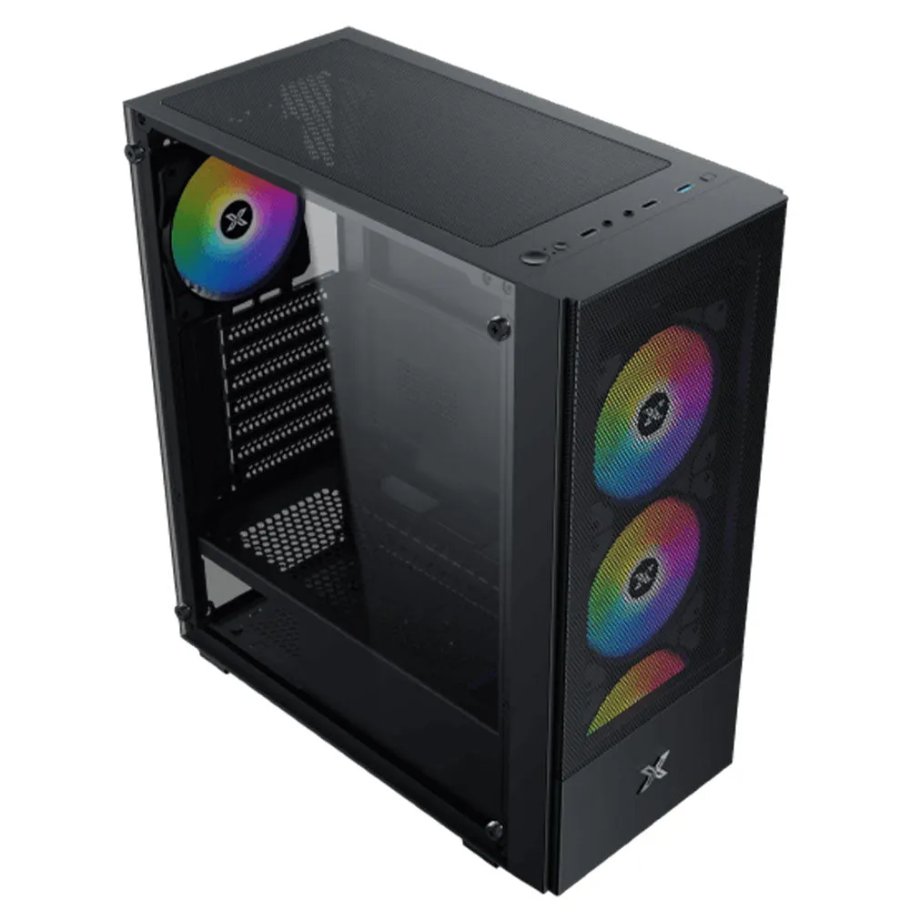 Xigmatek Hero II Air ARGB Mid Tower Case   X-Power Supply 80  White 750W