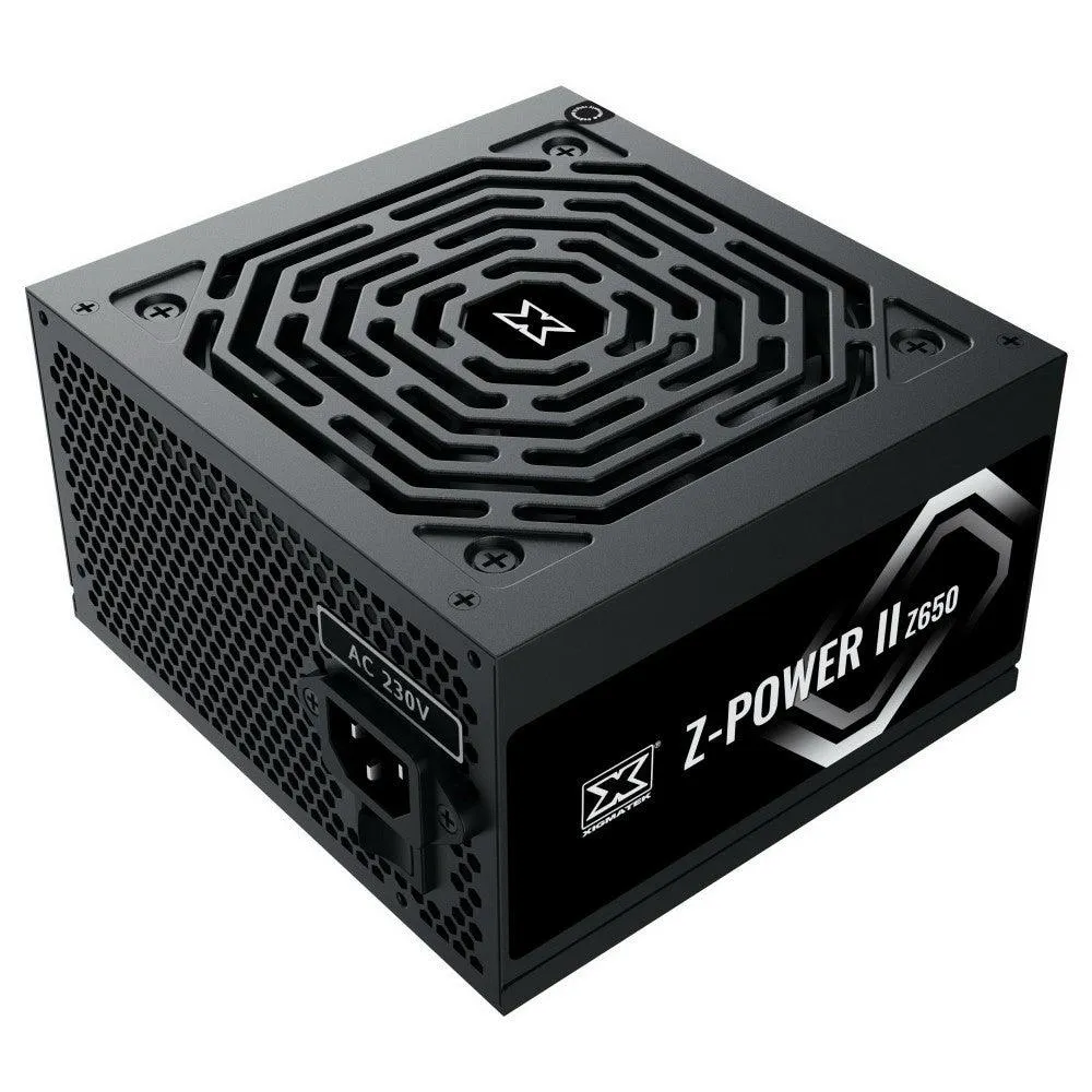 Xigmatek Hero II Air ARGB Mid Tower Case   Z-Power II Z650 Power Supply 80  500W