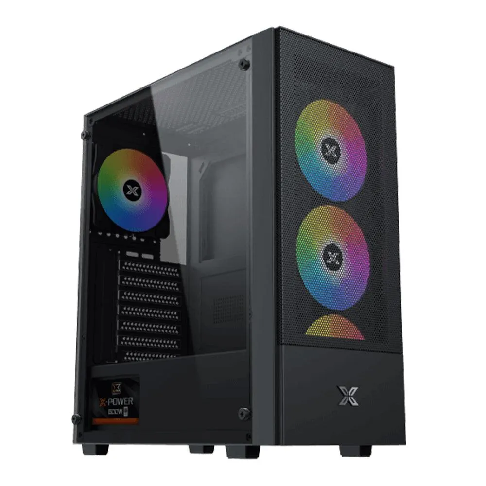 Xigmatek Hero II Air ARGB Mid Tower Case   Z-Power II Z650 Power Supply 80  500W