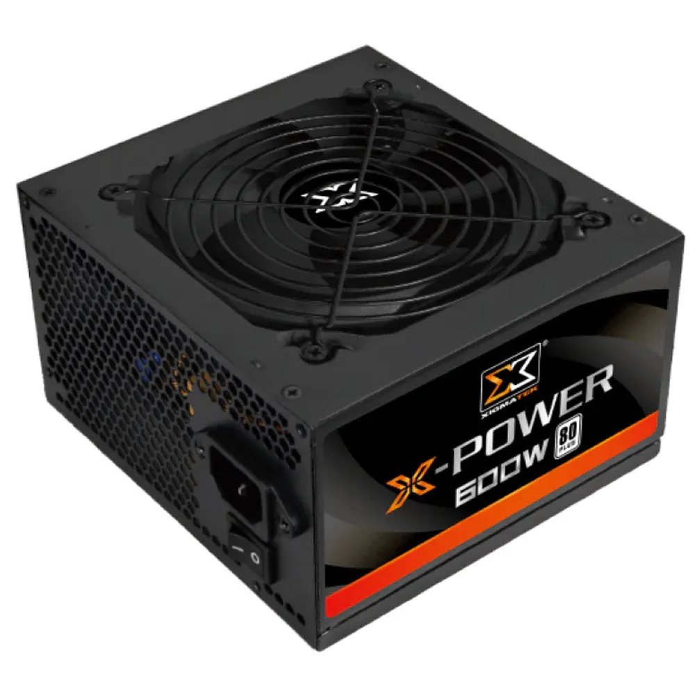Xigmatek Sky II RGB Mid Tower Case   X-Power Supply 80  White 600W