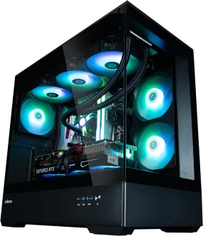 Zalman P30 mATX Mini-Tower PC Case Panoramic Glass 3 x ARGB Fans - Black